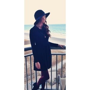 Mock neck long sleeve dress!